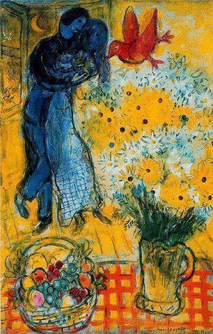 Marc Chagall: The Margarita Lover (1949-1959) wall art