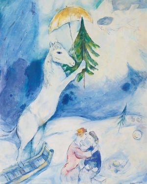Marc Chagall: Fantaisie De Noel (1937) wall art