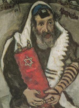 Marc Chagall: Le Rabin wall art