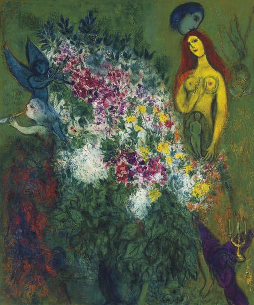 Marc Chagall: Nu A L’Enfant (1949) premium reproduction printed or painted