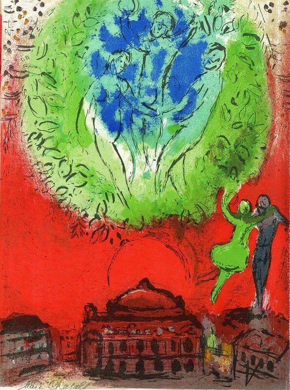 Marc Chagall – The Magic of Opera (1954) premium reproduction
