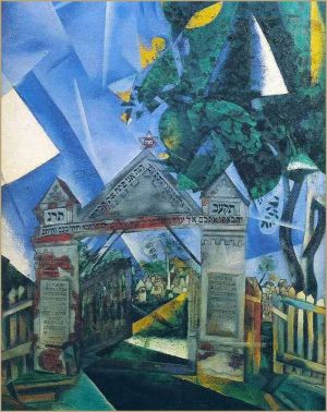 Marc Chagall: The Cemetery Gates wall art