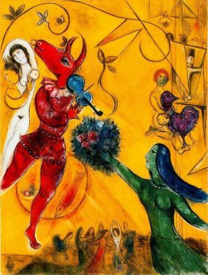 Marc Chagall - The Dance (1951) wall art