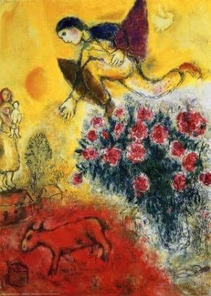 Marc Chagall - The Flight wall art