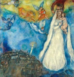 Marc Chagall: The Madonna Of The Village wall art