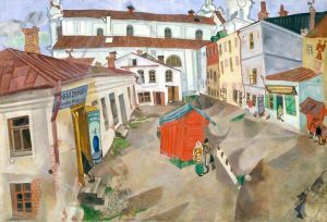 Marc Chagall: The Marketplace in Vitebsk, 1917 wall art