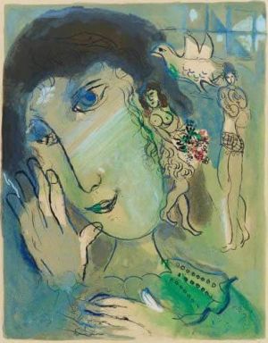 Marc Chagall: The Poet wall art