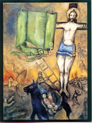 Marc Chagall: The Yellow Crucifixion wall art