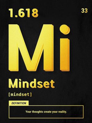 Golden Mindset: The Power of Thought wall art