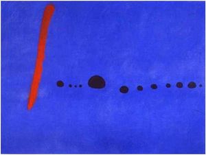 Joan Miró: Bleu II wall art