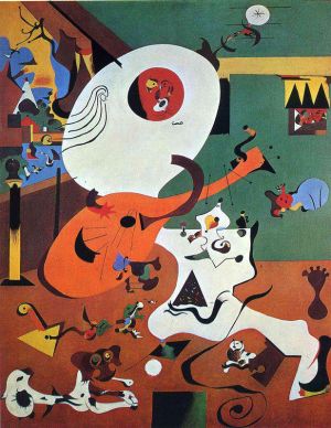 Joan Miró: Dutch Interior I wall art