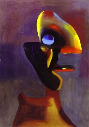 Joan Miró: Head of a Man wall art