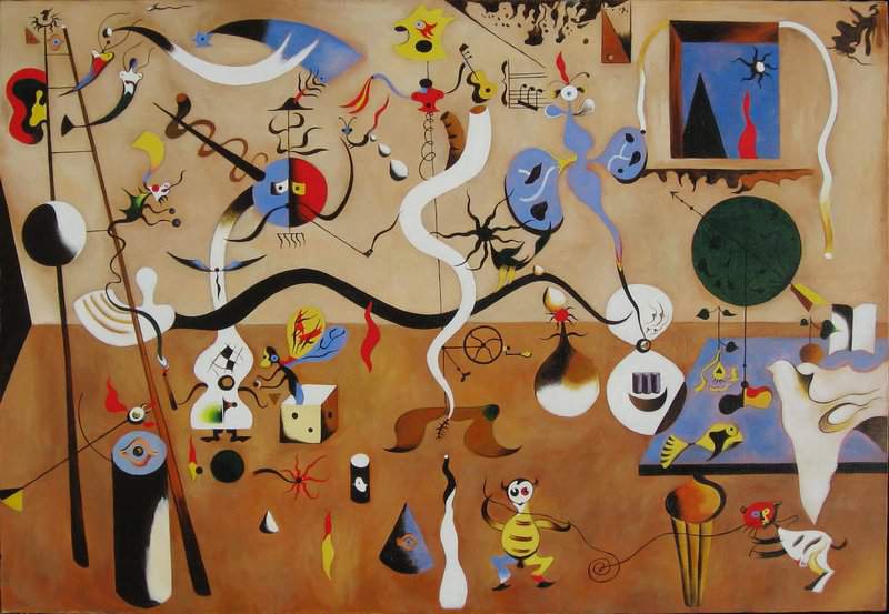 Joan Miró: Le Carnaval d'Arlequin premium reproduction