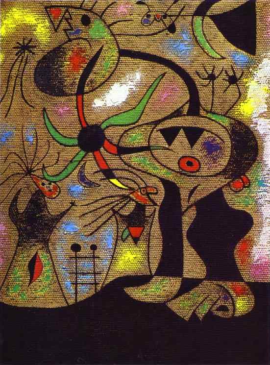 Joan Miró: The Escape Ladder premium reproduction printed or painted