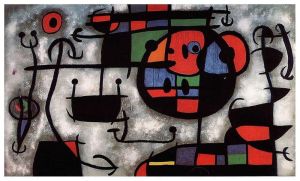 Joan Miró: The Skiing Lesson wall art