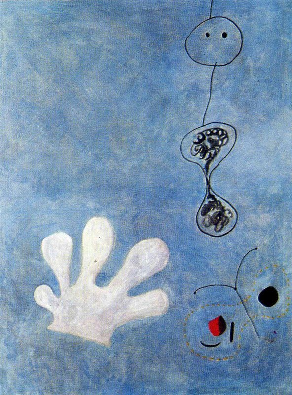 Joan Miró: The White Glove premium reproduction printed or painted