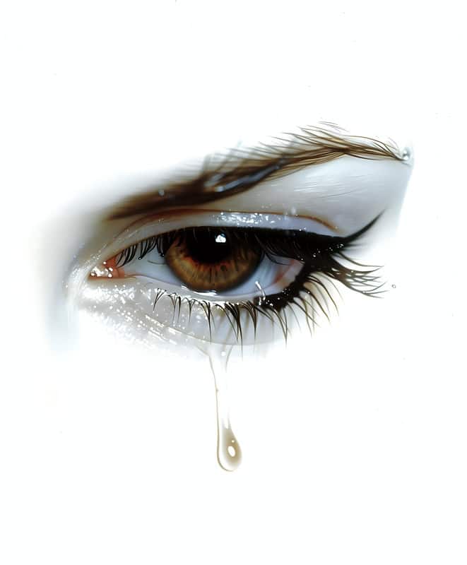 Emotive Realism: The Tearful Eye premium reproduction