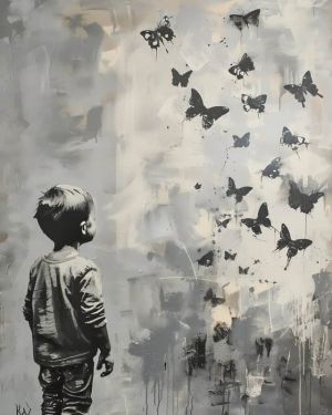 Dreams and Butterflies wall art