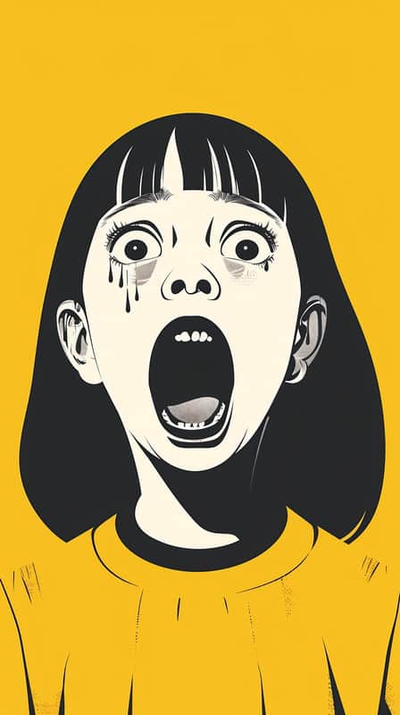 Expression of Shock in Modern Art premium reproduction