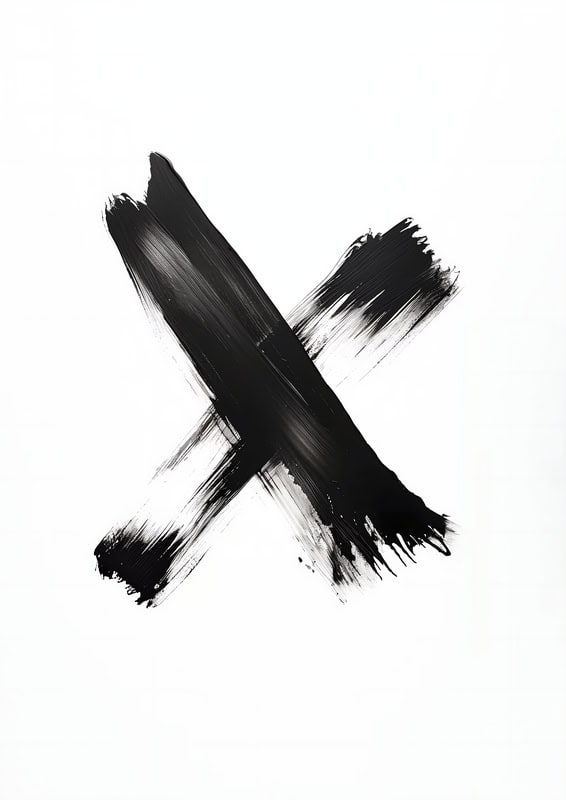 Abstract Brushstroke Expression premium reproduction