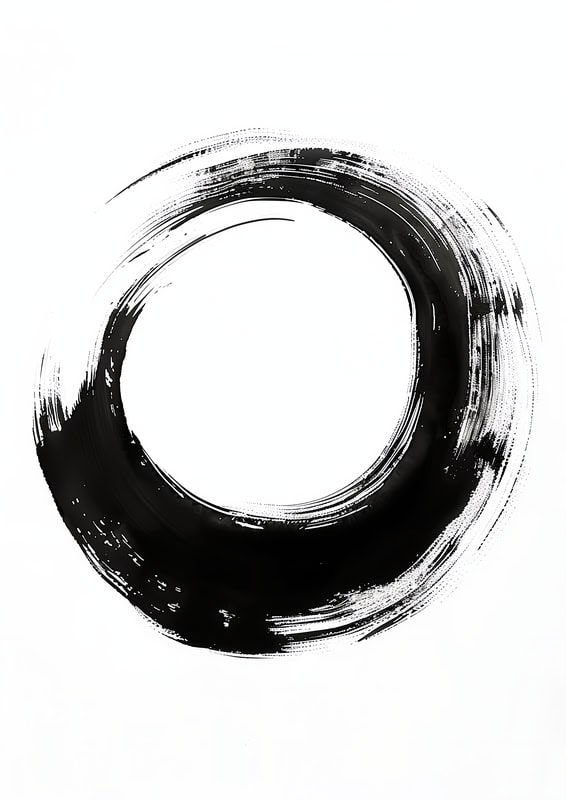 Zen Circle: The Essence of Simplicity premium reproduction