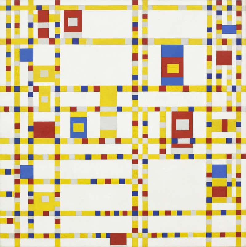 Piet Mondrian: Broadway Boogie Woogie premium reproduction