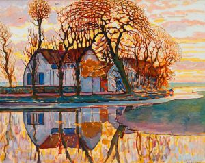 Piet Mondrian: Farm Near Duivendrecht wall art