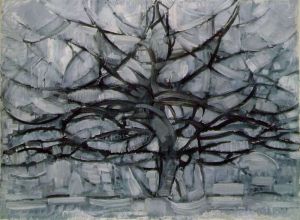 Mondrian's Grey Tree: Abstract Expression wall art