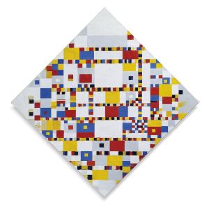 Piet Mondrian's Iconic Victory Boogie Woogie wall art