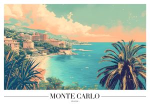 Stunning Monte Carlo Seascape wall art
