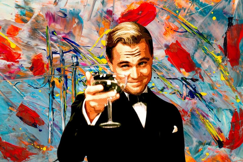 Vibrant Cheers: Abstract Gaze premium reproduction