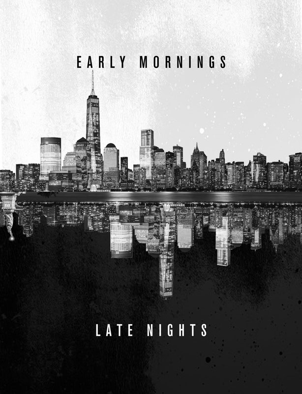 Contrasts of Urban Life: Early Mornings, Late Nights premium reproduction