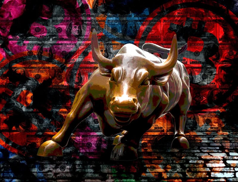 The Charging Bull: Symbol of Resilience and Wealth premium reproduction