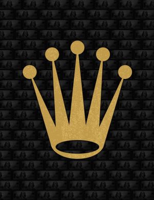 Golden Crown of Wealth and Inspiration wall art