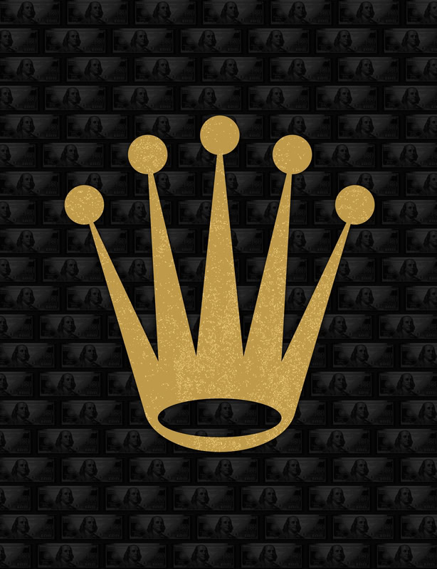 Golden Crown of Wealth and Inspiration premium reproduction