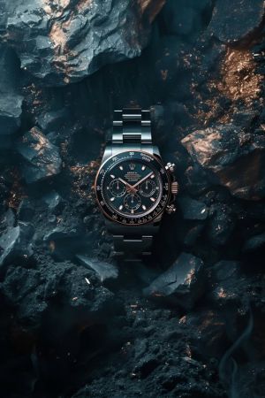 Timeless Elegance: The Watch in Nature's Embrace wall art
