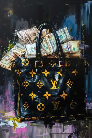 Luxury and Wealth: A Contemporary Statement wall art