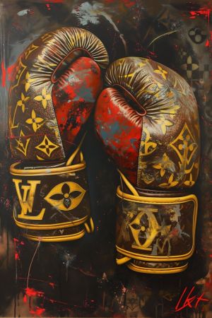 Luxury Boxing: A Fusion of Style and Strength wall art