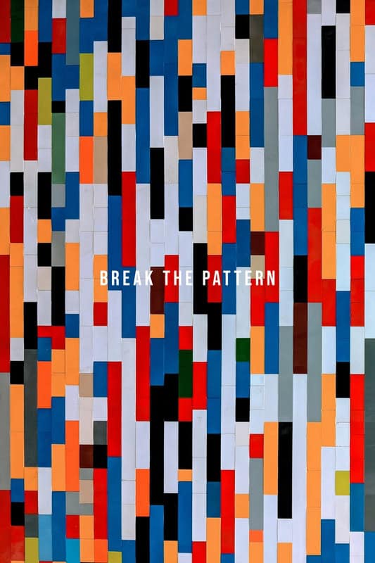 Abstract Inspiration: Break the Pattern premium reproduction
