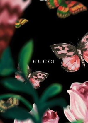 Nature's Elegance: A Gucci Perspective wall art