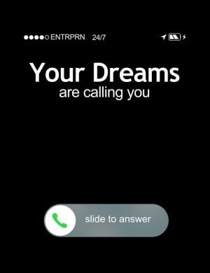 Embrace Your Dreams: The Call to Action wall art
