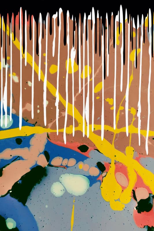Vibrant Expressions: A Dynamic Abstract Journey premium reproduction