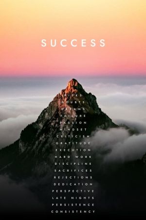 Path to Success: Motivational Journey wall art
