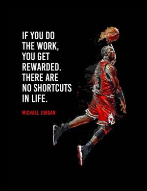 Michael Jordan Motivational Poster wall art