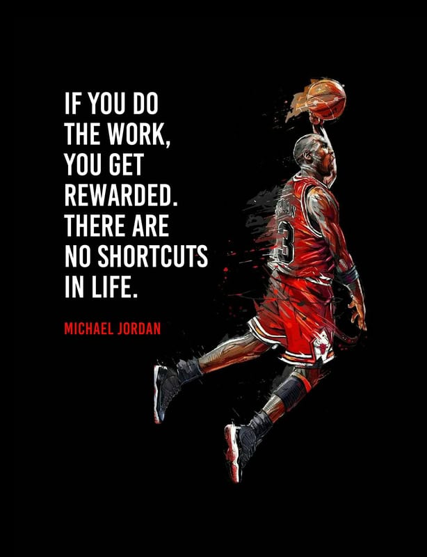 Michael Jordan Motivational Poster premium reproduction