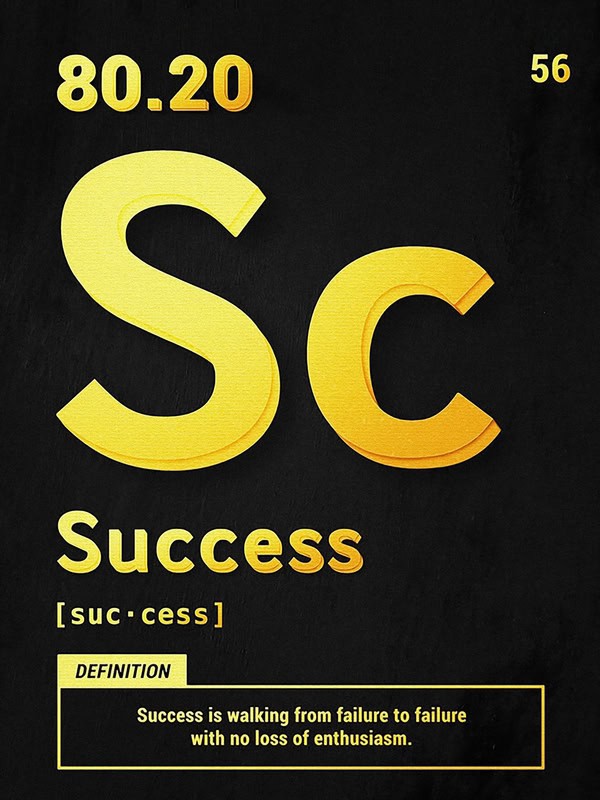 Success Element - Definition and Inspiration premium reproduction