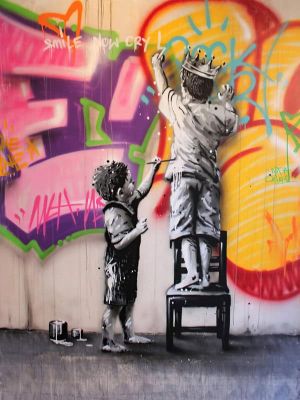 Youthful Graffiti Dreams wall art