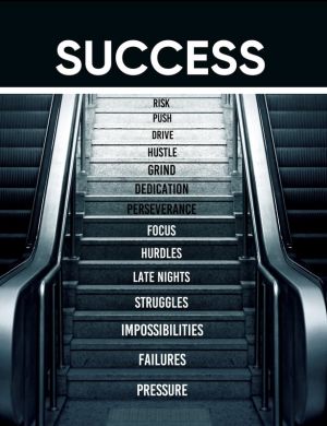 Path to Success: The Journey Upward wall art