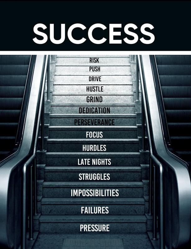 Path to Success: The Journey Upward premium reproduction