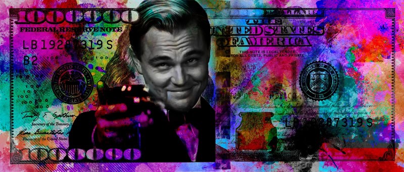 Vibrant Wealth: A Pop Art Perspective premium reproduction